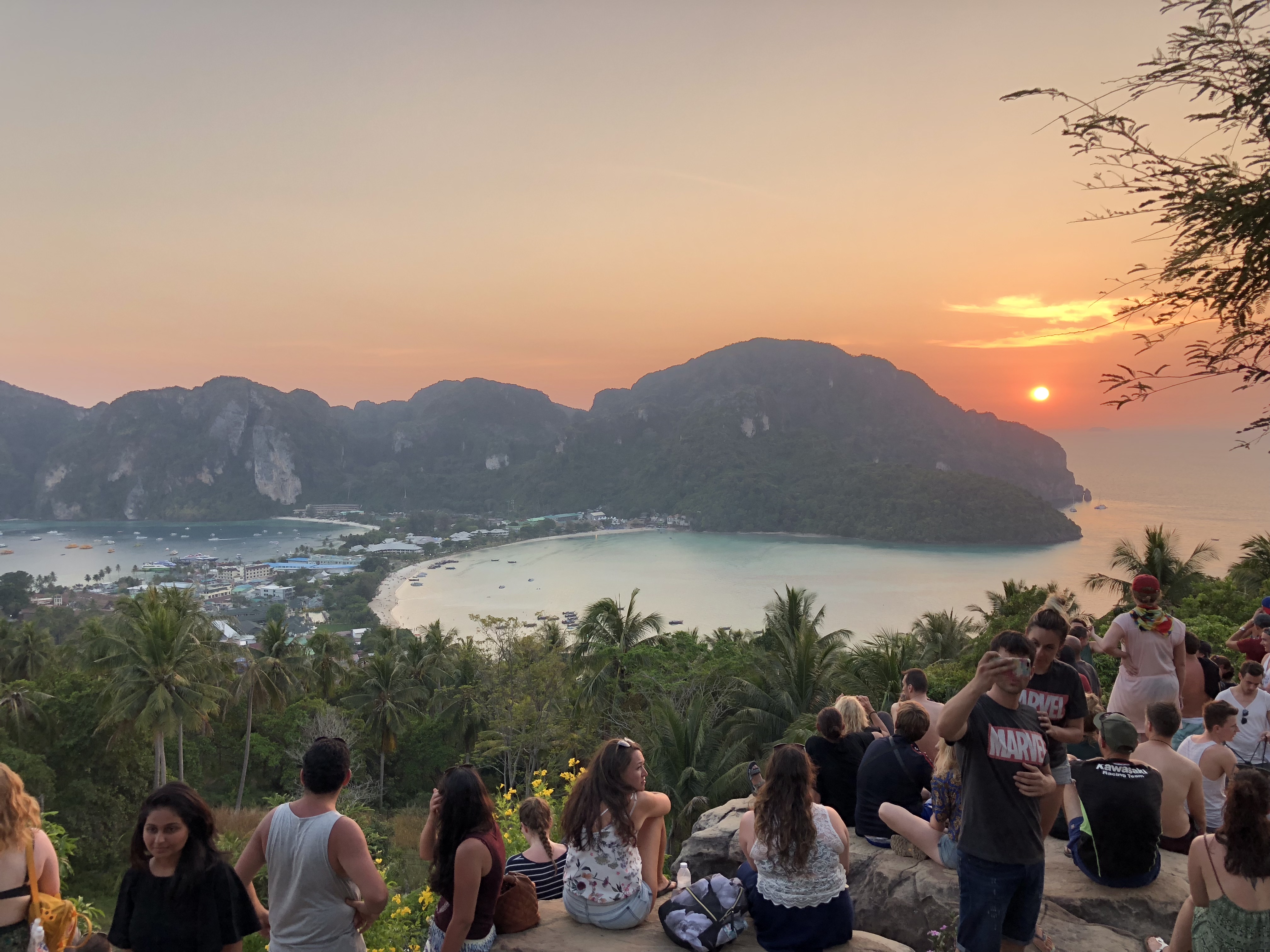 Phi Phi Island Viewpoint in Thailand