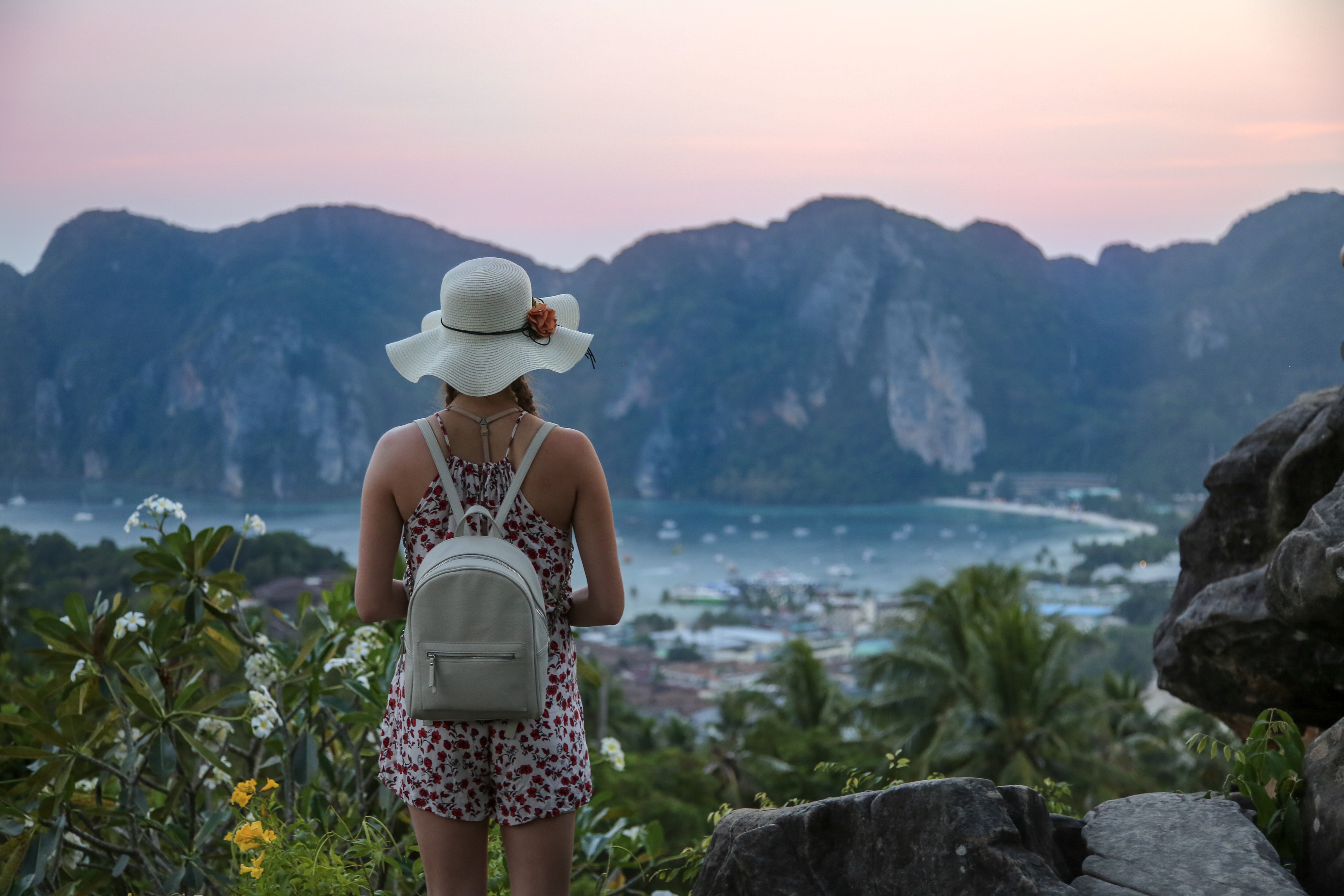 Sunset in Phi Phi viewpoint, Thailand