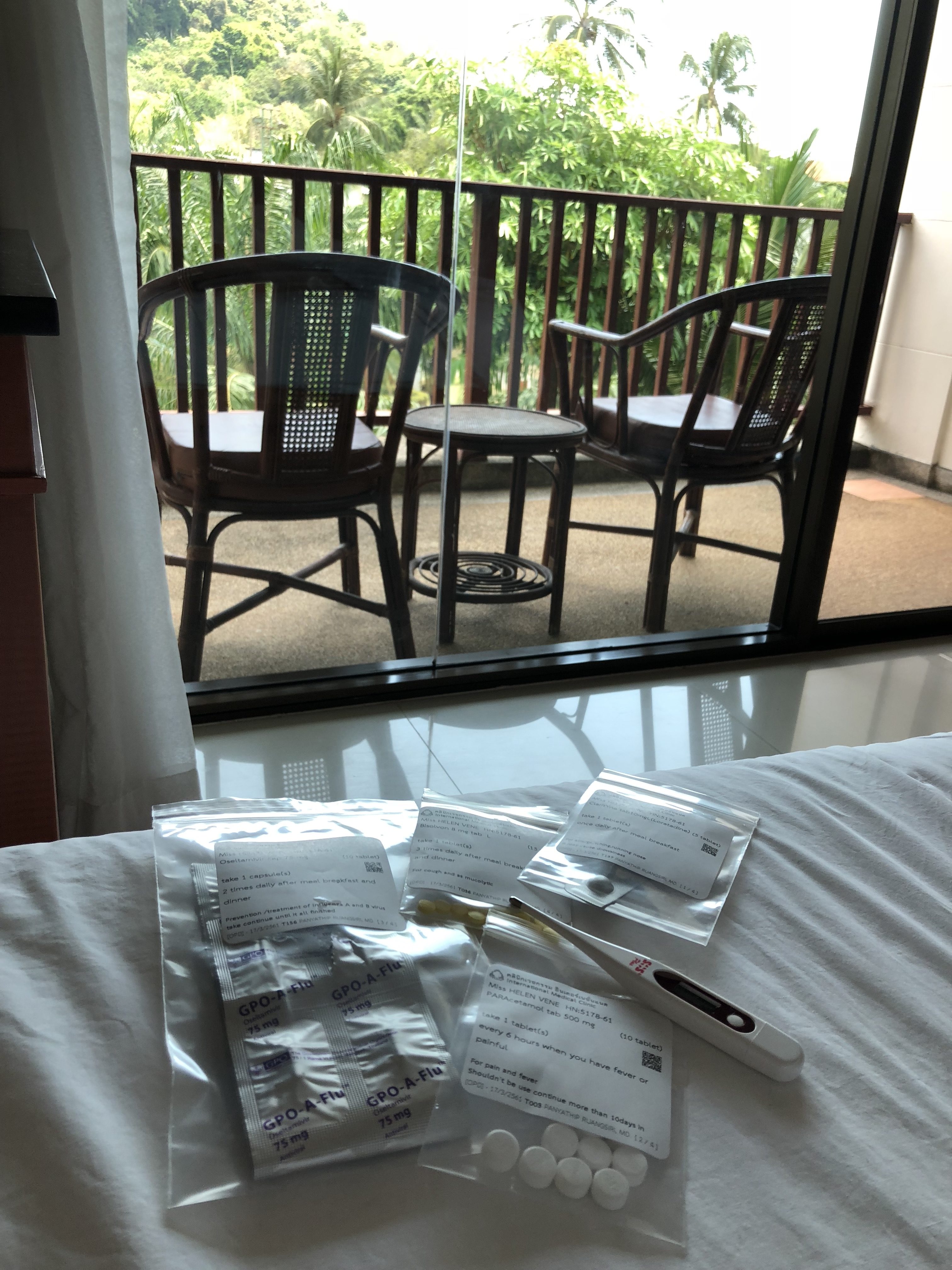 Sick day in Krabi Resort, Thailand